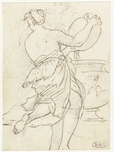 Dansende nimf of bacchante