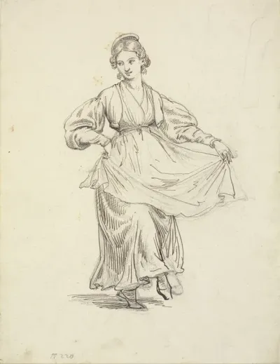 Dansende pige