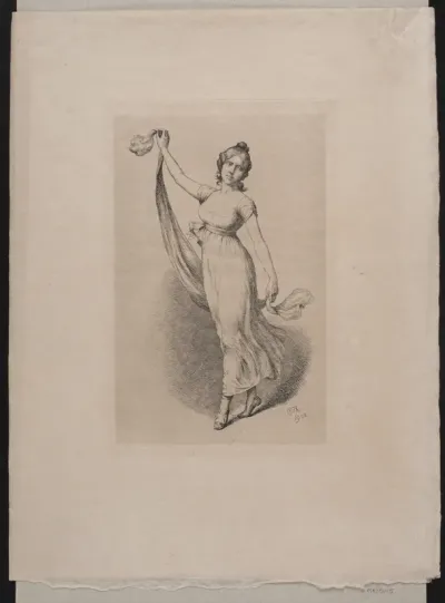 Dansende pige