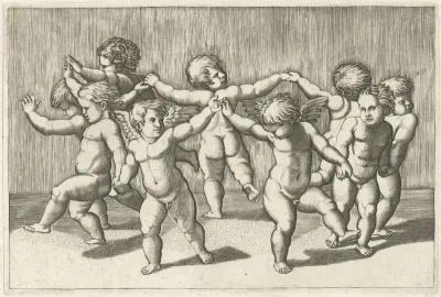Dansende putti