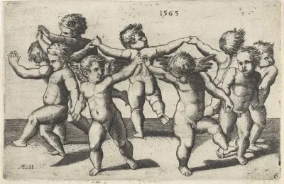 Dansende putti