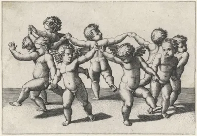 Dansende putti