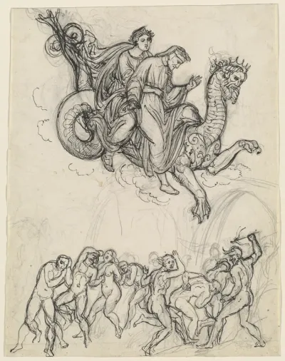 Dante and Virgil on Geryon's Back