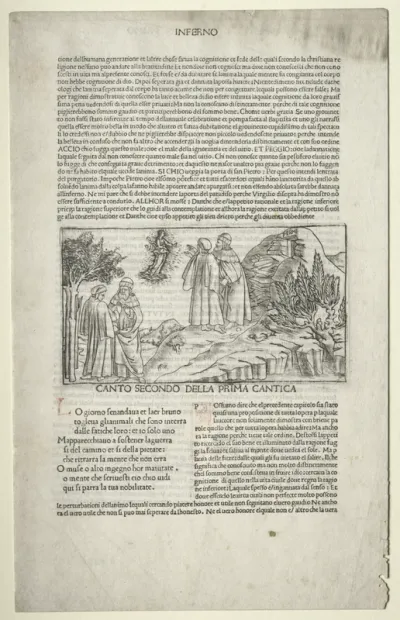 Dante and Virgil with the Vision of Beatrice