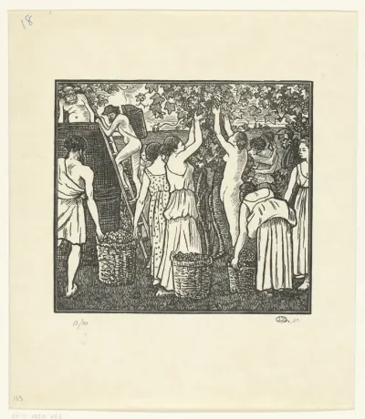 Daphnis et Chloé, La Vendange