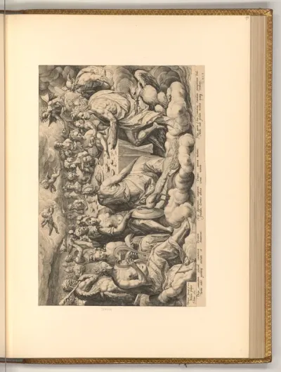 Das Bankett der Götter auf der Hochzeit von Peleus und Thetis