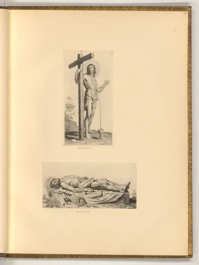 Das Blut Christi von einem Kelch aufgefangen; Toter Christus