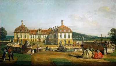 Das kaiserliche Lustschloß Schloss Hof, Ehrenhofseite