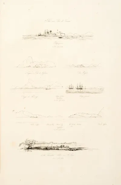 Das Kaiserliche Schloss von Sta. Cruz den 17' Sept. 1842