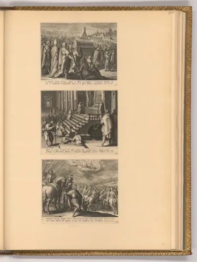 Das Leben und Sterben des heiligen Augustinus (Buchillustration)