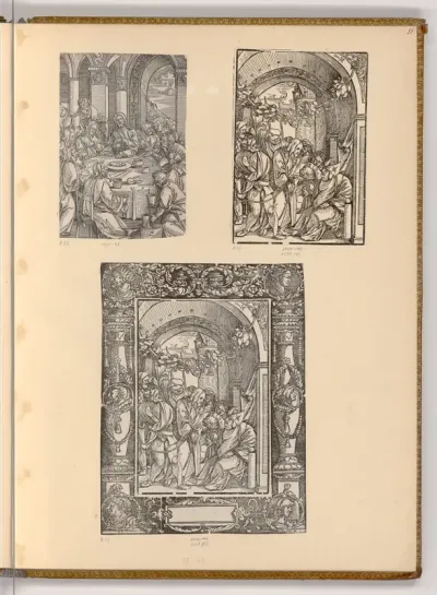 Das letzte Abendmahl; Christus vor dem Hohepriester Hannas