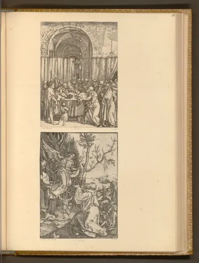 Das Marienleben: Joachim vom Hohenpriester zurückgewiesen; Joachim auf dem Felde