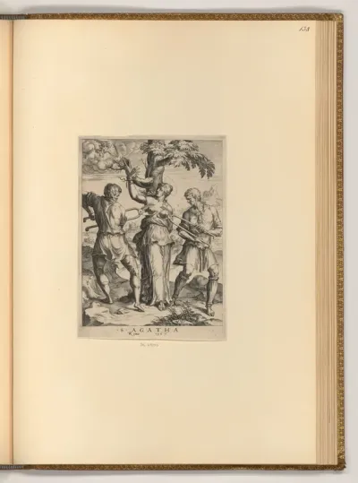 Das Martyrium der hl. Agatha