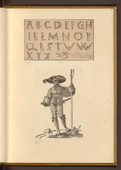 Das Menschalphabet; Der Landsknecht