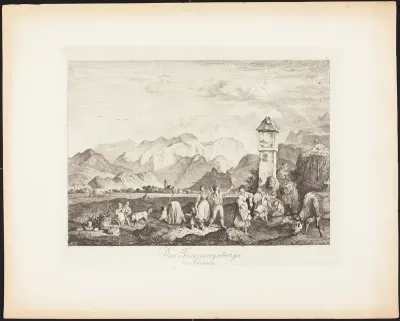 Das Tännengebirge bei Salzburg (The Tännengebirge near Salzburg)