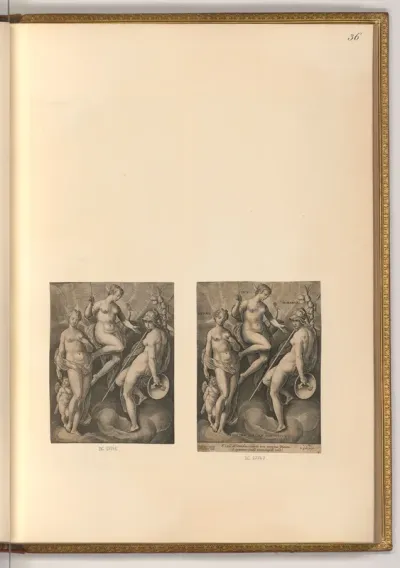 Das Urteil des Paris über Venus, Juno und Minerva