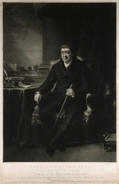 Dauntsey Hulme. Mezzotint by S. W. Reynolds, 1830, after J. Lonsdale