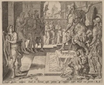 David before Saul