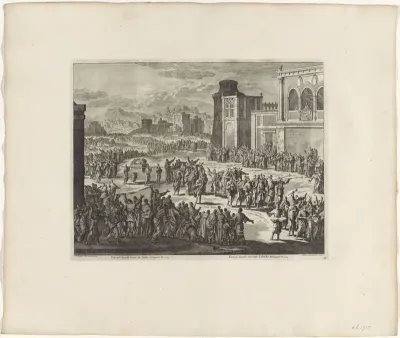 David danst voor de Ark des Verbonds