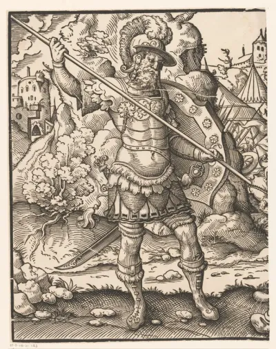 David en Goliath (linkerhelft)