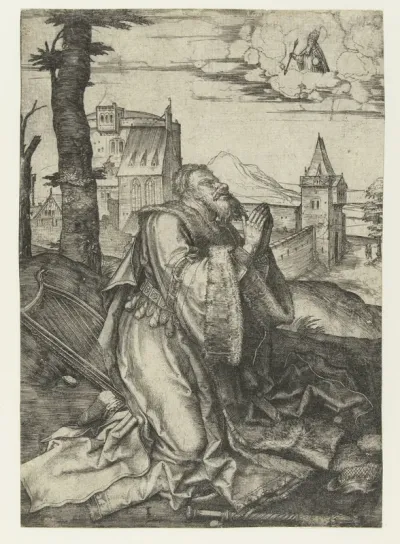 David in gebed
