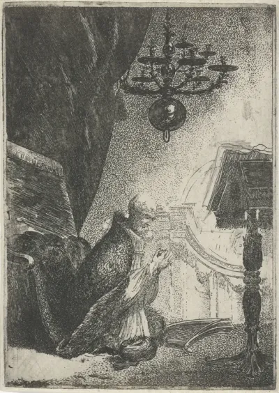 David in gebed