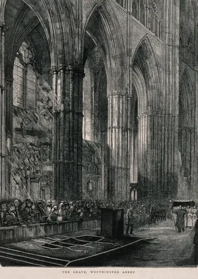 David Livingstone's grave at Westminster Abbey