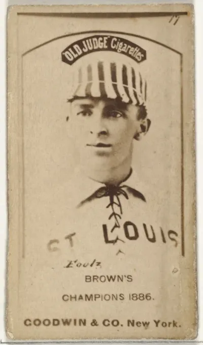 David Luther "Dave" Foutz, St. Louis Browns, from the Old Judge series (N172) for Old Judge Cigarettes