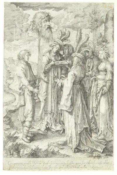 David med Goliats hoved