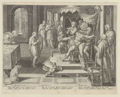 David Playing the Harp before Saul