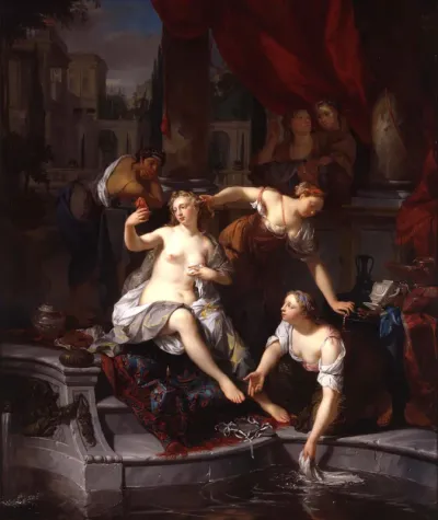 David spying on Bathsheba