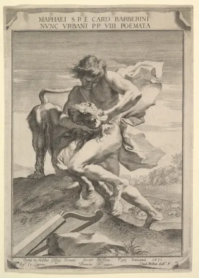 David Strangling the Lion