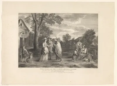David Teniers laat de toekomst van zijn vrouw voorspellen