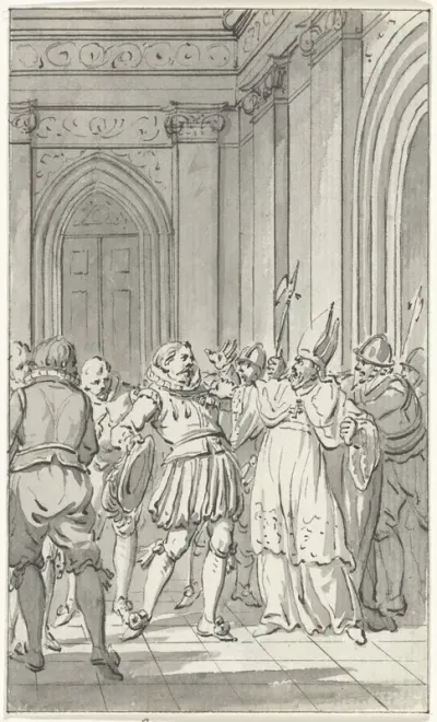 David van Bourgondië, Bisschop van Utrecht, ontneemt Reinoud II van Brederode de versierselen van de orde van het Gulden Vlies, 1470