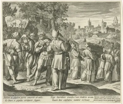 David vlucht voor Absalom