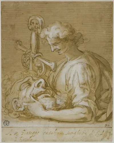 David with Goliath's Head and Sword