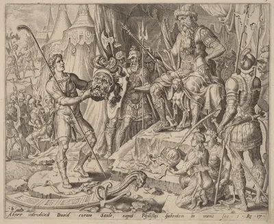 David with Goliath's Head before Saul