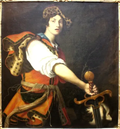 David with Goliath's head