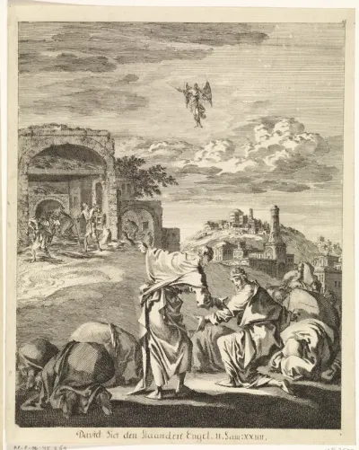 David ziet de engel des doods