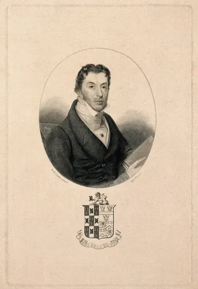 Dawson Turner. Stipple engraving by A. Fox after M. W. Sharp