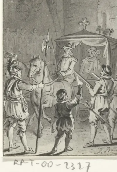 De aankomst van de graaf van Leicester te Amsterdam, 1585