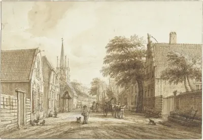 De Achterweg in Voorschoten