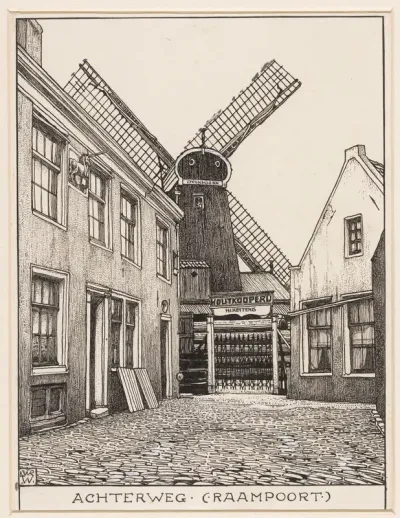 De Achterweg, Raampoort te Amsterdam