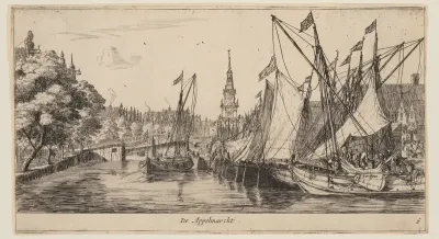De Appelmarckt, from Views of Amsterdam