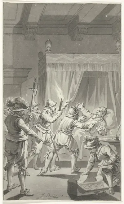De arrestatie van Paulus Buis, pensionaris van Utrecht, 19 juli 1586
