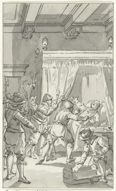 De arrestatie van Paulus Buis, pensionaris van Utrecht, 19 juli 1586