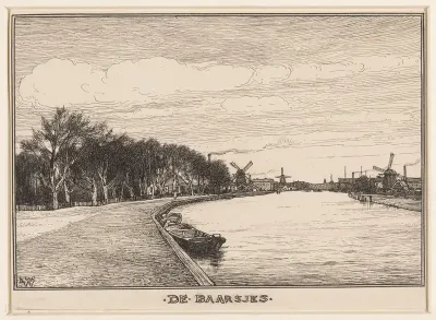 De Baarsjes, gezicht op kanaal