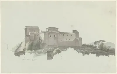 De basiliek en het klooster van de Quattro Santi Coronati in Rome