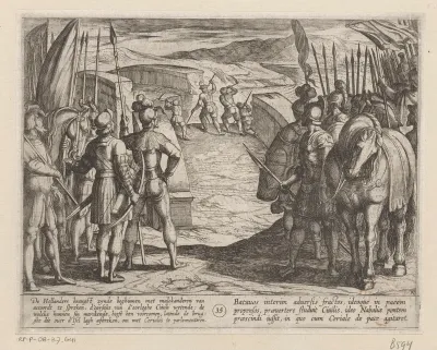 De Bataven worden bang en beginnen vredesonderhandelingen