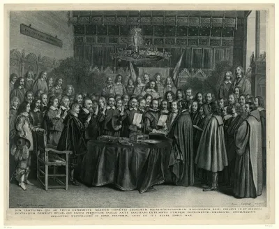 De beëdiging van de Vrede van Munster, 1648